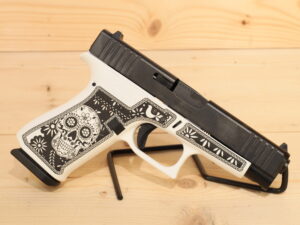 GLOCK 48 Sugar Skull White & Bl 9x19mm